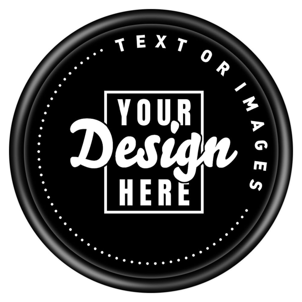 200-1000 Custom Chips Personalized Plastic Tokens, Customized Chips with Any Image Logo and Text for Business Logo Drink Chips, etc. (Black)
