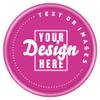 NineFit Basics 200-1000 Custom Chips Personalized Plastic Tokens, Customized Chips with Any Image Logo and Text for Business Logo Drink Chips, etc. (Rose Red) view 1