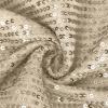 Akklian Fashion Elegant Flare Long Pants Glitter High Waisted Wide Leg Bell Bottom Palazzo Trouser Y2k Sparkly Pant for Party Beige view 3