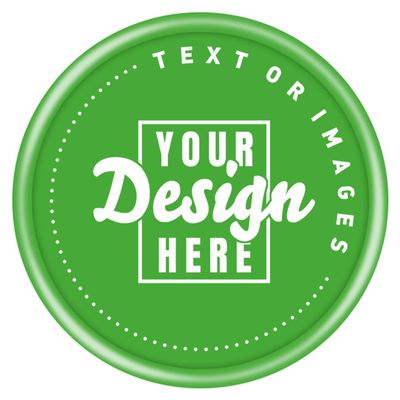 NineFit Basics 200-1000 Custom Chips Personalized Plastic Tokens, Customized Chips with Any Image Logo and Text for Business Logo Drink Chips, etc. (Green)