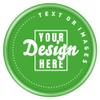 NineFit Basics 200-1000 Custom Chips Personalized Plastic Tokens, Customized Chips with Any Image Logo and Text for Business Logo Drink Chips, etc. (Green) view 1