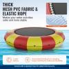 VEVOR Inflatable Water Bouncer, 17ft Recreational Water Trampoline, Portable Bounce Swim Platform with 5-Step Ladder & Electric Air Pump, Kids Adults Floating Rebounder for Pool, Lake, Water Sports view 3