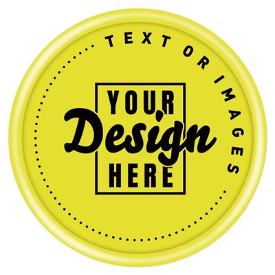 200-1000 Custom Chips Personalized Plastic Tokens, Customized Chips with Any Image Logo and Text for Business Logo Drink Chips, etc. (Yellow)