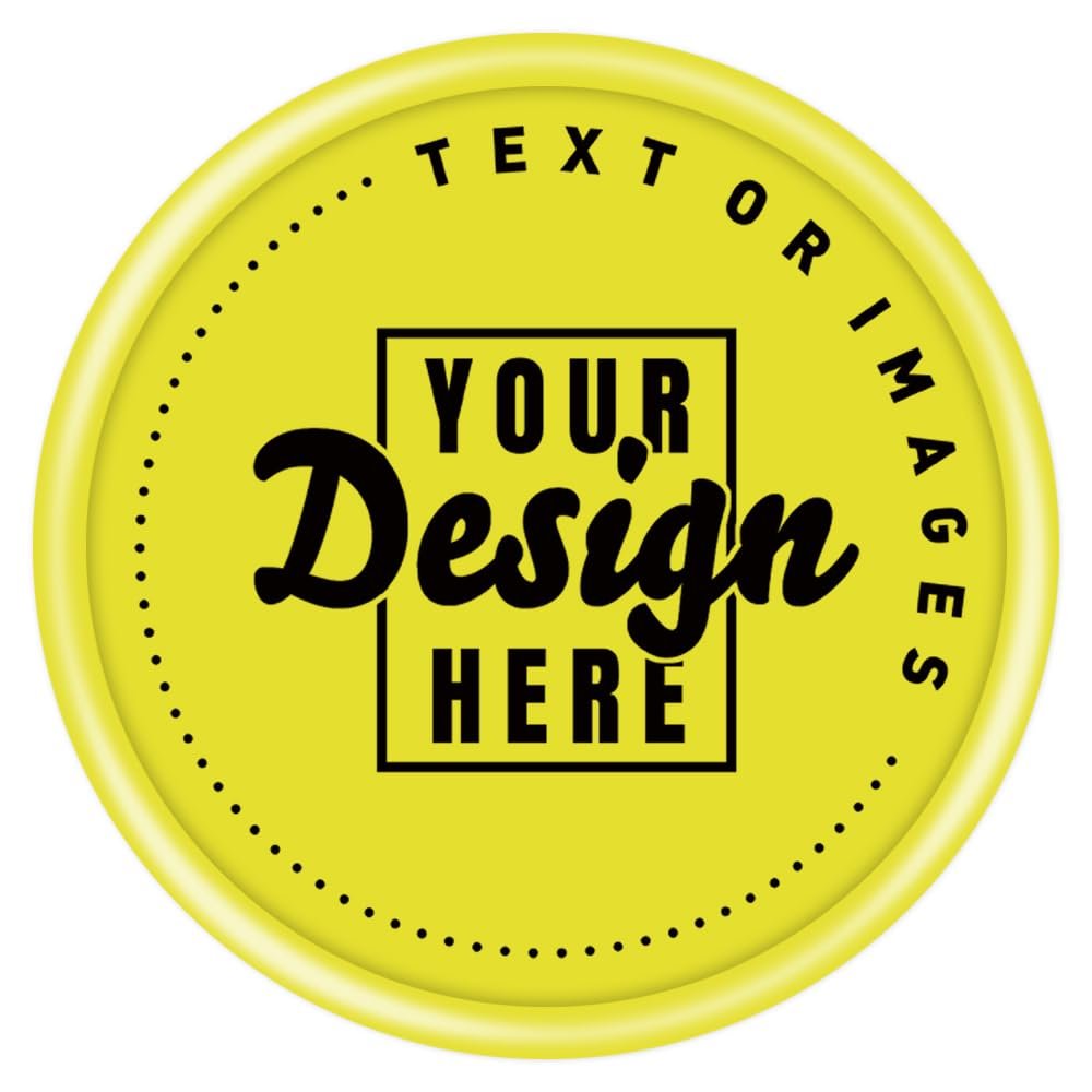 200-1000 Custom Chips Personalized Plastic Tokens, Customized Chips with Any Image Logo and Text for Business Logo Drink Chips, etc. (Yellow)