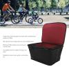 Natudeco 20L Rear Bike Basket 20kg Weight Bearing Bike Rear Carrier Bag Waterproof Bicycle Rear Basket for Small Pets Shopping Picnic Outdoor view 4