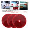 Anneome 6pcs Reflector Self-Adhesive Safety Reflectors for Driveway Trailers Trucks Rvs Strong Reflective Performance for Enhanced Visibility and Safety view 2