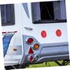 Anneome 6pcs Reflector Self-Adhesive Safety Reflectors for Driveway Trailers Trucks Rvs Strong Reflective Performance for Enhanced Visibility and Safety view 3