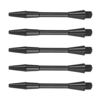 M METERXITY 15 Pack Darts Shafts - Plastic Darts Stems Medium 2BA Thread, Apply to Darts Games/Darts Sports/Entertainmence/Party (45mm, Black)