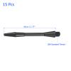 M METERXITY 15 Pack Darts Shafts - Plastic Darts Stems Medium 2BA Thread, Apply to Darts Games/Darts Sports/Entertainmence/Party (45mm, Black) view 3