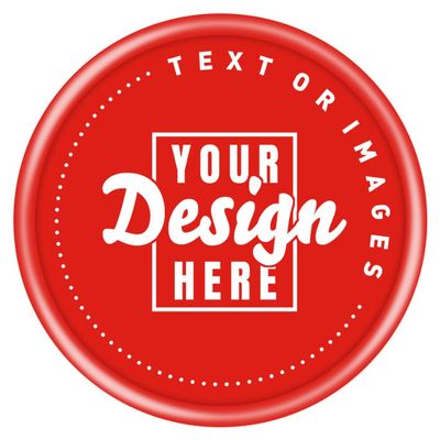 NineFit Basics 200-1000 Custom Chips Personalized Plastic Tokens, Customized Chips with Any Image Logo and Text for Business Logo Drink Chips, etc. (Red)