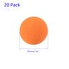M METERXITY 20 Pack Golf Foam Balls - EVA Sponge Limited Flight Training Balls, Light & Soft, Apply to Indoor Training/Hitting Mat (42mm, Orange) view 4
