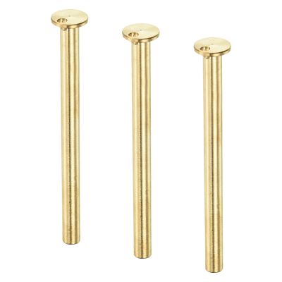 M METERXITY 3 Pack Golf Brass Tip Weight - Carbon Wood Iron Steel Shafts Plug Weight Tip Accessories, Light & Portable, Apply to Golf Club (59 x 8.5-mm, Copper)