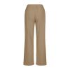 Woemns Summer Fashion Linen Wide Leg Lounge Pants Flowy Boho Pants for Beach Vacation Palazzo Boho Wide Leg Smocked High Waisted Casual Long Trousers view 4