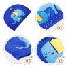Anneome Flexible Swim Cap for Boys and Girls Comfortable Cartoon Design Lightweight Nylon Swimming Hat for Boys and Girls for Pool and Beach Use Easy to Wear view 2