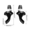 1Pair Non-Slip Bicycles Handle Bar Ends Rest Road Bike Handlebar Thumb Rest Ergonomic Bicycles Rest Handlebar Bike Part NonSlip Bicycles Handle Bar Ends Rest Comfortable Thumb Grip Lightweight view 3