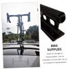 WHAMVOX 1set Iron Bike Fork Mounts Quick Release for Roof Storage Easy Installation and Holder Compatible view 3