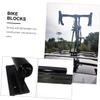 WHAMVOX 1set Iron Bike Fork Mounts Quick Release for Roof Storage Easy Installation and Holder Compatible view 4