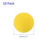 M METERXITY 10 Pack Golf Foam Balls - EVA Sponge Limited Flight Training Balls, Light & Soft, Apply to Indoor Training/Hitting Mat (42mm, Yellow) view 4