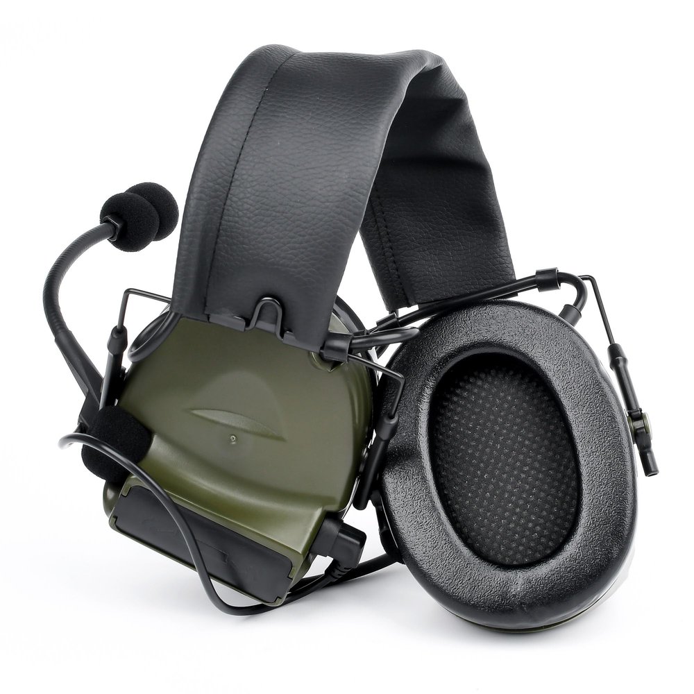 GLECTICAL Tactical Headset military airsoft headset Comta 2 Sound Pickup headphone Noise Reduction Ear protection headphones with mic for Hunting Shooting Airsoft