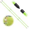 FINGER TEN Golf Alignment Sticks Rods Swing Trainer Tools 48 Inch 2 Or 3 Pack, Fits in Golf Bag Tour Stickers Practice Training Aid (2 Pack Green) view 1