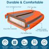 TLSUNNY 10'30'' Inflatable Stand Up Paddle Board, 3 Fins Paddleboard with Full SUP Accessories for All Skill Levels, Portable Two-Way Hand Pump and Carry Bag, for Yoga Fishing, 400LBS (Orange) view 4