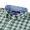 Alimens & Gentle Mens Dress Shirts Green Plaid Regular Fit Button Down Shirts Everyday Casual Daily Vacation Gingham Shirt view 2