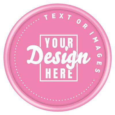 NineFit Basics 200-1000 Custom Chips Personalized Plastic Tokens, Customized Chips with Any Image Logo and Text for Business Logo Drink Chips, etc. (Pink)
