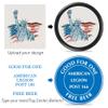 NineFit Basics 200-1000 Custom Chips Personalized Plastic Tokens, Customized Chips with Any Image Logo and Text for Business Logo Drink Chips, etc. (Pink) view 4