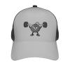 Bomb Lifts Barbell Baseball Cap for Men Women Breathable Mesh Back Baseball Caps Adjustable Casual Outdoor Hat Trucker Hats Dad Cap view 2