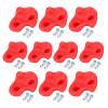 Locadence 10PCS Rock Climbing Holds, 4.9X3.9X2.4Inch Rock Wall Climbing Kit, Climbing Wall Grip for Kindergartens, Amusement Parks, Underground Classrooms (Red) view 1
