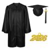 Misscom Shiny Preschool Kindergarten Graduation Cap Gown Set for Kids With 2025 2026 Tassels Charms view 1