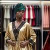 JRZXTWL Nigerian Turban African Headscarf Auto Gele Headties Party Headdress (Green) view 3