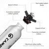 CAMPEAK liquid Fuel Bottle 0.5L for Outdoor Camping with Safety Valve,Silver view 3