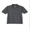 KIPP Texas Adult Short Sleeve Pique Polo Shirt, High School Grey, X-Large