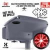 Maddog Empire Halo Too Automatic Electronic Paintball Loader with HK Army Epic Speed Feed and HPA Paintball Tank Fill Nipple Protector Accessory Package - Matte Gray w/Lava SF view 2