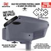 Maddog Empire Halo Too Automatic Electronic Paintball Loader with HK Army Epic Speed Feed and HPA Paintball Tank Fill Nipple Protector Accessory Package - Matte Gray w/Lava SF view 3