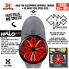 Maddog Empire Halo Too Automatic Electronic Paintball Loader with HK Army Epic Speed Feed and HPA Paintball Tank Fill Nipple Protector Accessory Package - Matte Gray w/Lava SF view 4