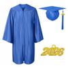 Misscom Shiny Preschool Kindergarten Graduation Cap Gown Set for Kids With 2025 2026 Tassels Charms view 1