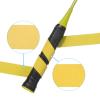 PATIKIL 43.3" Tennis Racket Grip Tape, 9 Pack PU Overgrip Round Groove Non-Slip Absorb Sweat for Badminton Fishing Rod, Yellow view 3