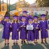 Misscom Shiny Preschool Kindergarten Graduation Cap Gown Set for Kids With 2025 2026 Tassels Charms view 2