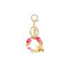 Initial Letter Keychains Flower Butterfly Pink Keychain Birthday Gifts for Women Bling Keychain For Backpack Wallet(Q) view 1