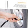 PartyKindom 2pcs Inflatable Extension Tube for Motorcycle Car Tire Inflation Flexible Air Pump Hose Quick Connect Adapter Easy to Install Tire Accessory for Cycling and Automotive Use view 2