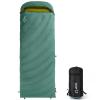 ATEPA Down Sleeping Bag for Adults, 650FP Recycled 35F 45F Wearable Ultralight 3 Season Packable Compact Sleeping Bags with Buttons & Stuff Sack for Backpacking Camping Hiking, Green view 1