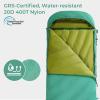 ATEPA Down Sleeping Bag for Adults, 650FP Recycled 35F 45F Wearable Ultralight 3 Season Packable Compact Sleeping Bags with Buttons & Stuff Sack for Backpacking Camping Hiking, Green view 3