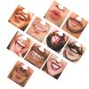 atcdfuw Set of 10 Entertaining Face Cover Cup Mat Combo Enjoyable Face Unique Cup Pads Multi Functional Face view 1