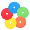 POPETPOP 5pcs Soccer Training Sign Discs Flat Markers for Football Drills TPE Agility Training Tools Smooth Edges for Safe Use Sports Activities view 1