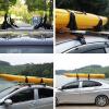 MTTXY 4Pcs Kayak Saddles, Boat Canoe Carrier Tie Down Straps Surf Ski Roof Top Mounted on Car SUV Truck Crossbar, Universal Kayak & Canoe Car Racks view 3