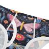 ALAZA Butterfly Flower Floral on Black Boys' Briefs Soft Underwear Available in Sizes 6y view 4