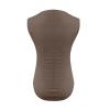 2024 2024 Summer Women Tank Tops Knit Ribbed Camis Slim Fit Camisole Sleeveless Tops Notch V-Neck Tee Shirt Tunic Blouse Brown view 4
