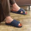 CORIFEI House Slippers for Men, Open Toe | Adjustable | Low Arch Support | Rubber Sole | Indoor Outdoor view 3